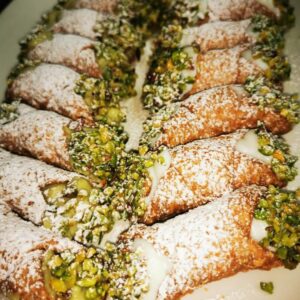 13 Cannoli Siciliani freschi piccoli Frisenda® KIT CANNOLI MIGNON (7cm) Gusto MIX 8ricotta+5pistacchio